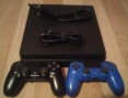 Продаван ps 4 в одлично състояние включва gta5 светещи кабели за зареждане , снимка 4