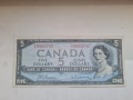 SCARCE CANADA 🇨🇦 5 DOLLARS 1954 , снимка 1