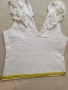 Разкошна бяла блуза на ZARA р-р 28, снимка 6