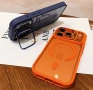 iPhone 17,16,15 всички модели Magsafe case с протектори за камерата,стойка 3цвята, снимка 7