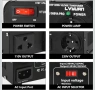 Cantonape Преобразувател на напрежение - Изход 110/220V AC - 500W Тороидален трансформатор - 110V 22, снимка 6