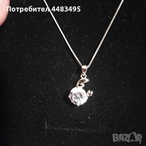 Сребърно колие Silenti, снимка 4 - Колиета, медальони, синджири - 54743186