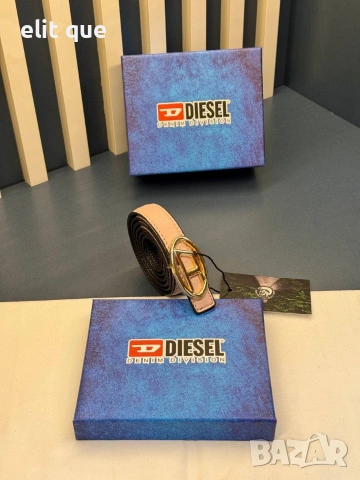 колани от естествена кожа в кутия 2см diesel, снимка 5 - Колани - 55229560