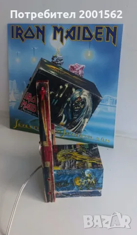 Настолна лампа на тема Iron Maiden, снимка 4 - Настолни лампи - 55309511