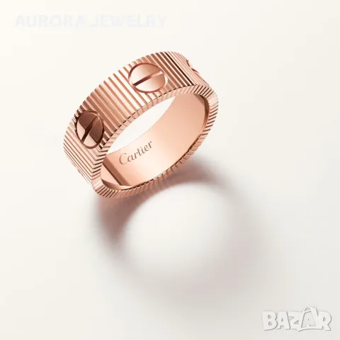CARTIER Love Unlimited Rose Gold Дамски Пръстен, снимка 3 - Пръстени - 55702920