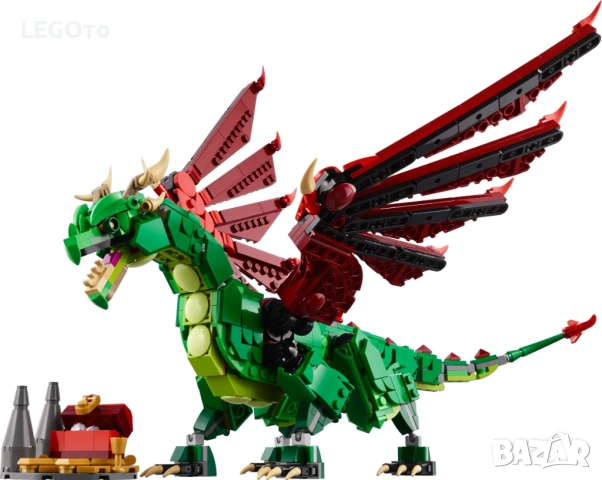 НОВО ЛЕГО 31161 Криейтър - Средновековен дракон LEGO Creator 31161 Medieval Dragon, снимка 2 - Конструктори - 54798921