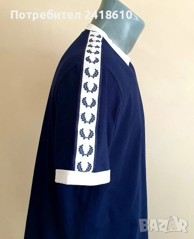 Fred Perry Cotton Mens Size M НОВО! ОРИГИНАЛ! Мъжка Тениска!, снимка 2 - Тениски - 55143119