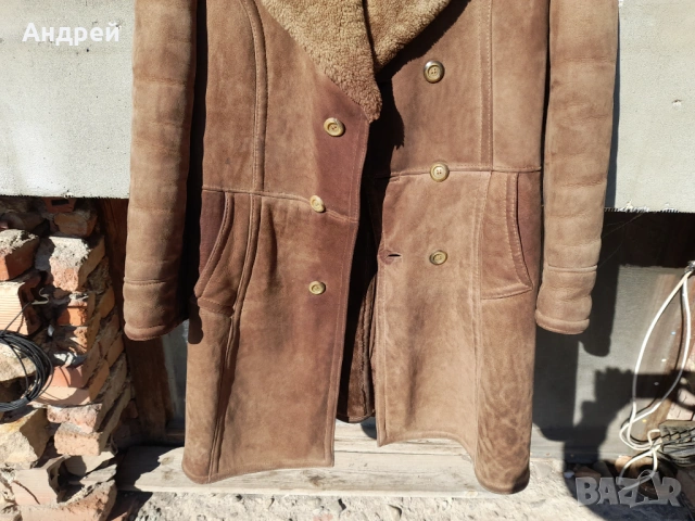 Стар Мъжки кожух, снимка 3 - Други ценни предмети - 53985452