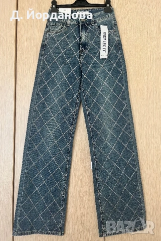 Дамски дънки с камъчета