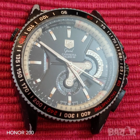 Мъжки часовник Tag Heuer Grand Carrera. , снимка 3 - Мъжки - 54809628