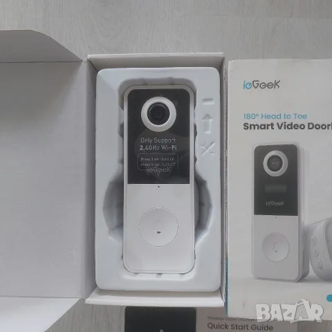 Смарт Видео Звънец ieGeek Bell J10 – 2K HD, 180 Изглед, AI Детекция & WiFi, снимка 5 - IP камери - 55463797