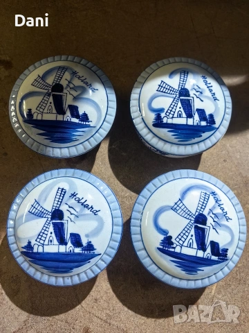Винтидж порцеланова кутия Delft blue Holland, снимка 5 - Антикварни и старинни предмети - 54582716