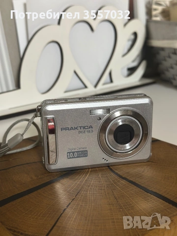 Работещ ретро фотоапарат Praktica DCZ 10.3 (10 MP) + 2 GB SD карта – Digicam / Y2K