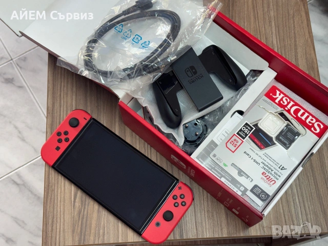 Nintendo Switch Oled с поставен чип, снимка 3 - Nintendo конзоли - 55068794