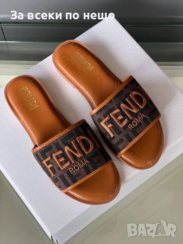 Fendi Дамски Чехли Фенди - 2 Налични Цвята Код SK1475, снимка 2 - Чехли - 54460841