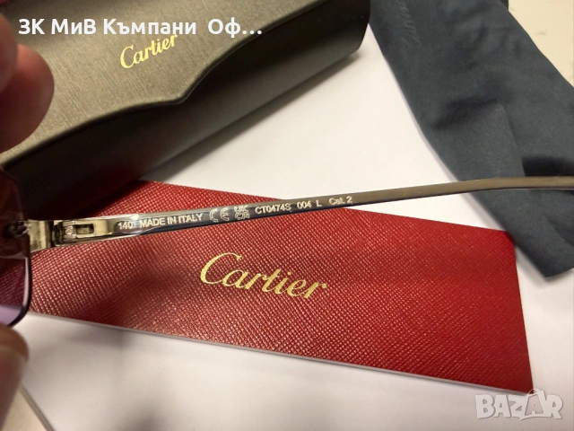 Оригинални слънчеви очила Cartier CT0474S 004, снимка 6 - Слънчеви и диоптрични очила - 54514950