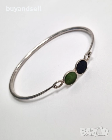 Старо сребро / сребърна гривна, снимка 10 - Гривни - 54204461