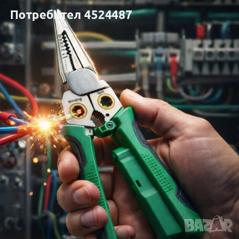 Многофункционални клещи за оголване на проводници, снимка 2 - Клещи - 53981572