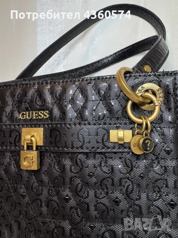 Дамска оригинална чанта Guess, снимка 3 - Чанти - 55328733