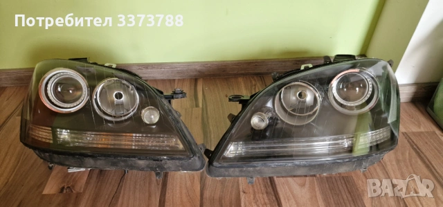 Продавам 2 комплекта рециклирани, ксенонови фарове със завиване за w164