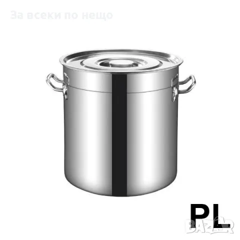 Казан с капак Rosberg R51211C35, 35 см*35 см, 33.5 литра, Неръждаема стомана Код P2919