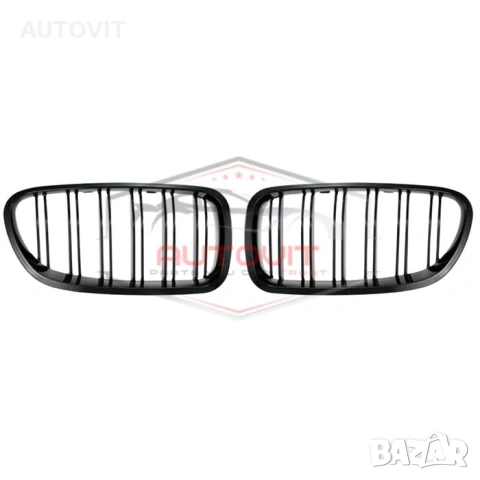 Двойни бъбреци за BMW F10 F11 черен гланц M performance ф10 ф11, снимка 2 - Аксесоари и консумативи - 55006213