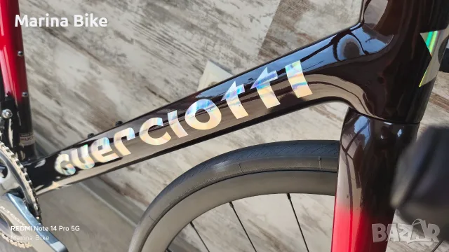 Карбонов шосеен велосипед Guerciotti Veloce S Disc Ultegra/105 Mix Velomann V30R | M (Пребоядисван), снимка 13 - Велосипеди - 55612121