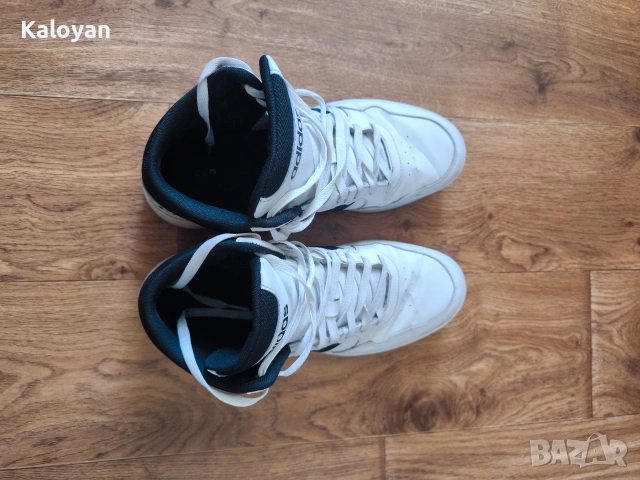 Мъжки обувки Adidas Hoops 3.0 Mid размер 44 2/3, снимка 5 - Маратонки - 54589467