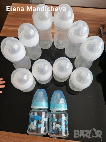 Шишета за хранене мляко Philips Avent Natural за новородени 0+ и комплект четки за почистване , снимка 8 - Прибори, съдове, шишета и биберони - 55601465