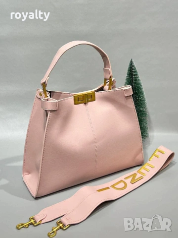 Fendi Нова Кожена Дамска Чанта Фенди Различни Цветове , снимка 16 - Чанти - 54649738