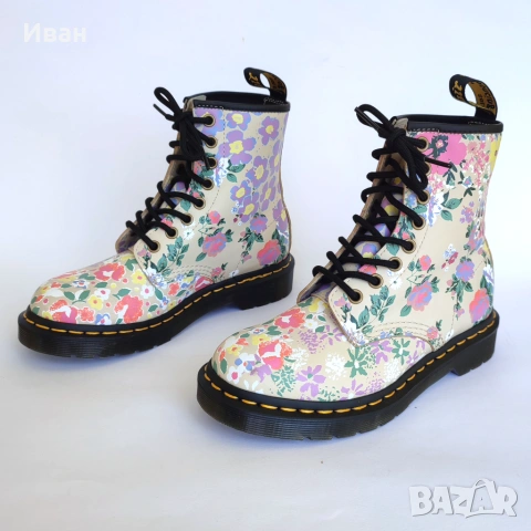 Дамски боти Dr. Martens AirWair естествена кожа, снимка 3 - Дамски боти - 55072783