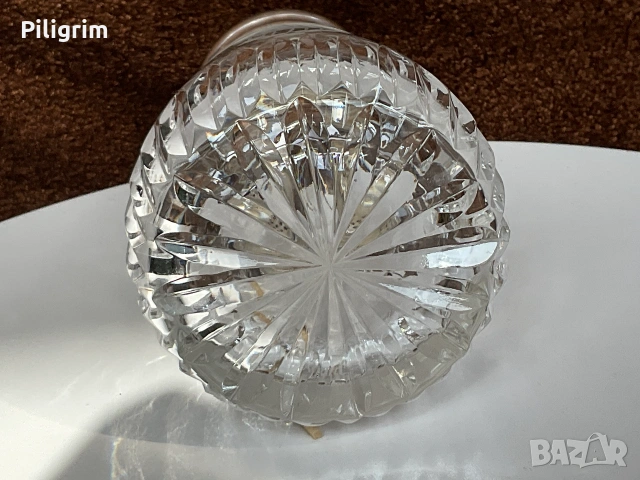 Диспенсър (ситник) за захарница Royal Brierley Crystal. Великобритания., снимка 3 - Кутии за храна - 55066722