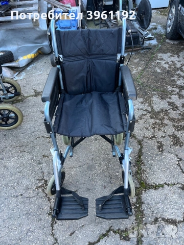 Ръчна инвалидна количка згаваемо DAUS, снимка 3 - Инвалидни колички - 54171218