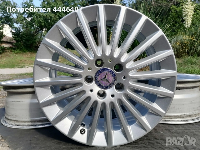 Оригинални джанти 17" 5х112 Mercedes, снимка 4 - Гуми и джанти - 54963652