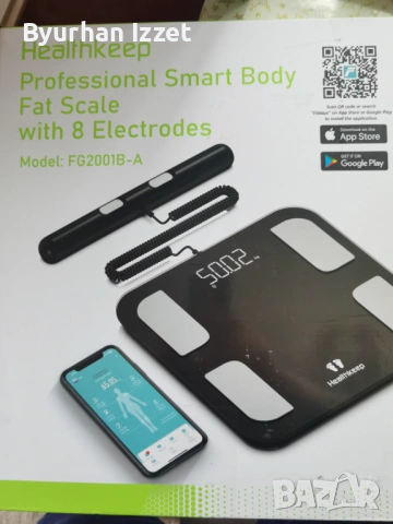 Healtkeep професионална умна везна с 8 електрода