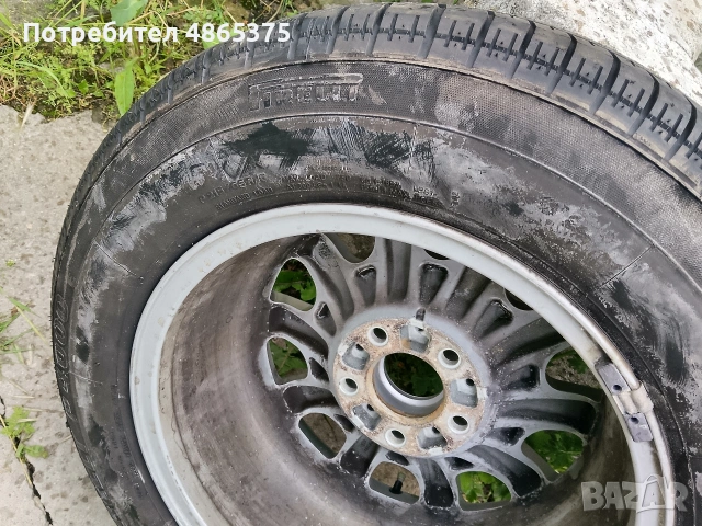 Алуминиева джанта + гума за BMW, снимка 6 - Аксесоари и консумативи - 55094870
