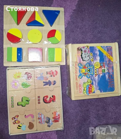 ЛОТ дървени игри, пъзели всичко от снимките 150€,  при интерес може отстъпка, снимка 15 - Игри и пъзели - 55548438