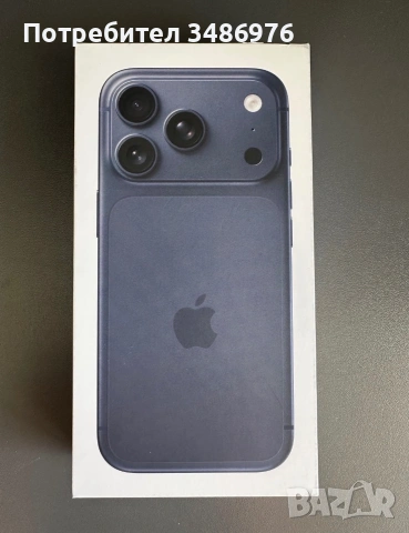 Iphone 17 pro DEEP BLUE 512GB ЧИСТО НОВ!, снимка 4 - Apple iPhone - 55145454
