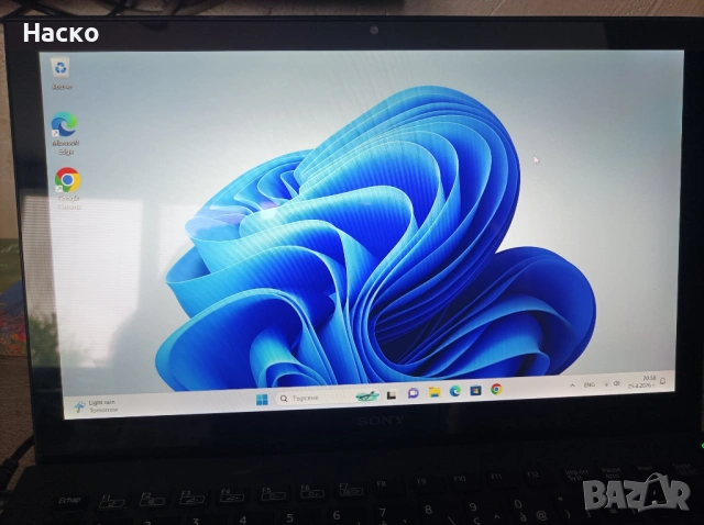 Лаптоп Sony Vaio SVP132A1CM,Intel i7-4500U, 8Gb ram,128Gb ssd, windows 11 pro