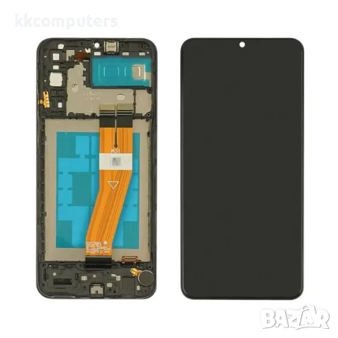Дисплей за SAMSUNG A042F Galaxy A04E (2022) с корпусна рамка Service Pack GXQC