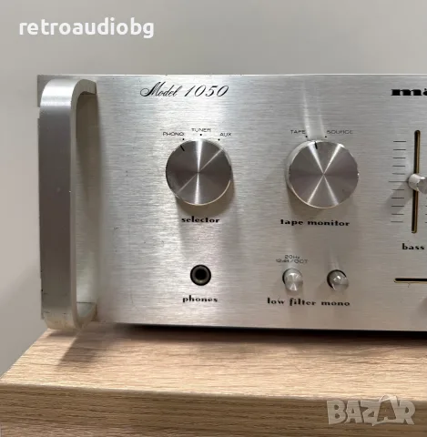🔈Ретро транзисторен усилвател MARANTZ 1050 - 1976 - 1982 г🔈, снимка 2 - Ресийвъри, усилватели, смесителни пултове - 55507598