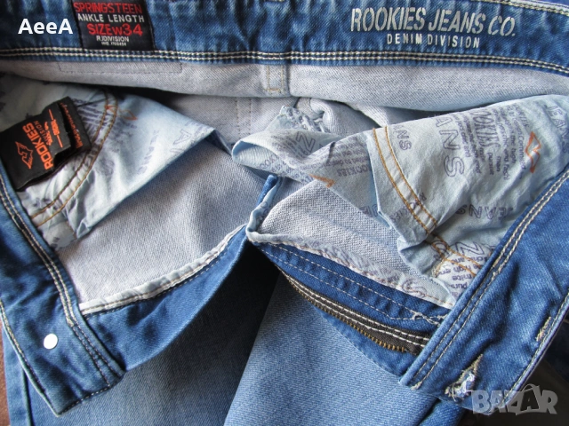 Rookies Jeans Нови дънки 34W, снимка 15 - Дънки - 54566353