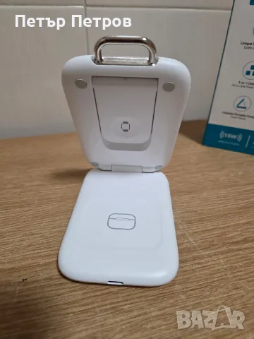 MagLeap Wireless Charging Stand – сгъваемо, магнитно 3-в-1 безжично зарядно устройство,, снимка 2 - Безжични зарядни - 55667518