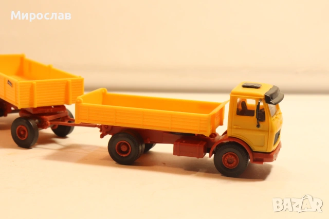 KIBRI H0 1/87 МERCEDES КАМИОН САМОСВАЛ МОДЕЛ КОЛИЧКА, снимка 4 - Колекции - 54216100