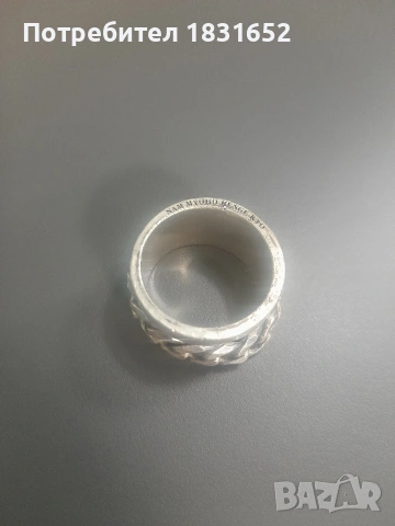 Мъжки сребърен пръстен, снимка 8 - Пръстени - 54240340
