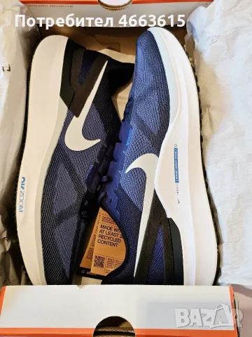 Чисто нови ! Мъжки маратонки Nike Air Zoom Structure 25 – Номер 49.5 !, снимка 2 - Маратонки - 55388843