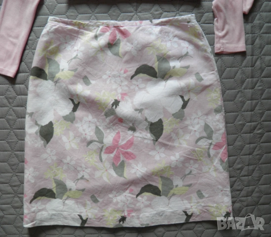 Дамски сет в розово пола и блуза, снимка 9 - Комплекти - 54340740