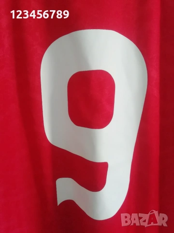 Denmark Euro 1992 Povlsen #9 оригинална ретро тениска фланелка Дания Hummel екип vintage , снимка 5 - Тениски - 53198106