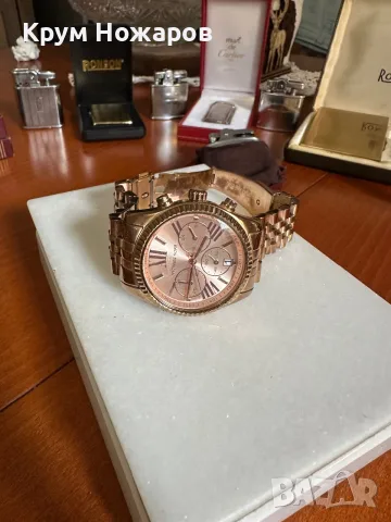Продавам Дамски позлатен Michael kors в перфектно състояние, цена-69€, снимка 5 - Дамски - 55618084