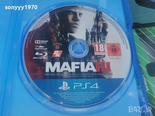 SONY PS4 MAFIA III GAME 0507260910H2E7R, снимка 6 - Игри за PlayStation - 55159525